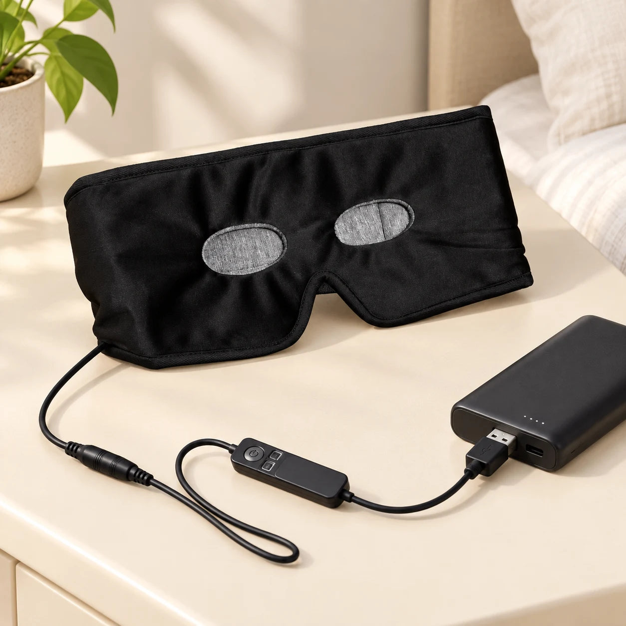 Conexão USB com fonte externa ilustrativa
